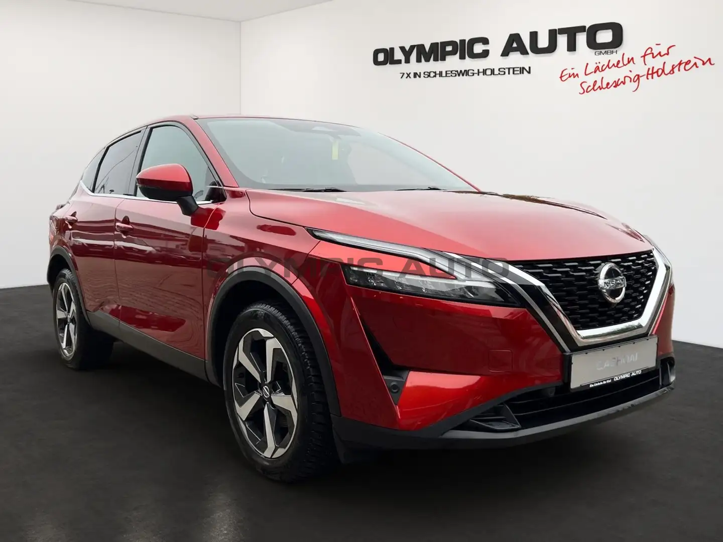 Nissan Qashqai 1.3 DIG-T MHEV Tekna NAVI AHK SITZHZG LM Rot - 2