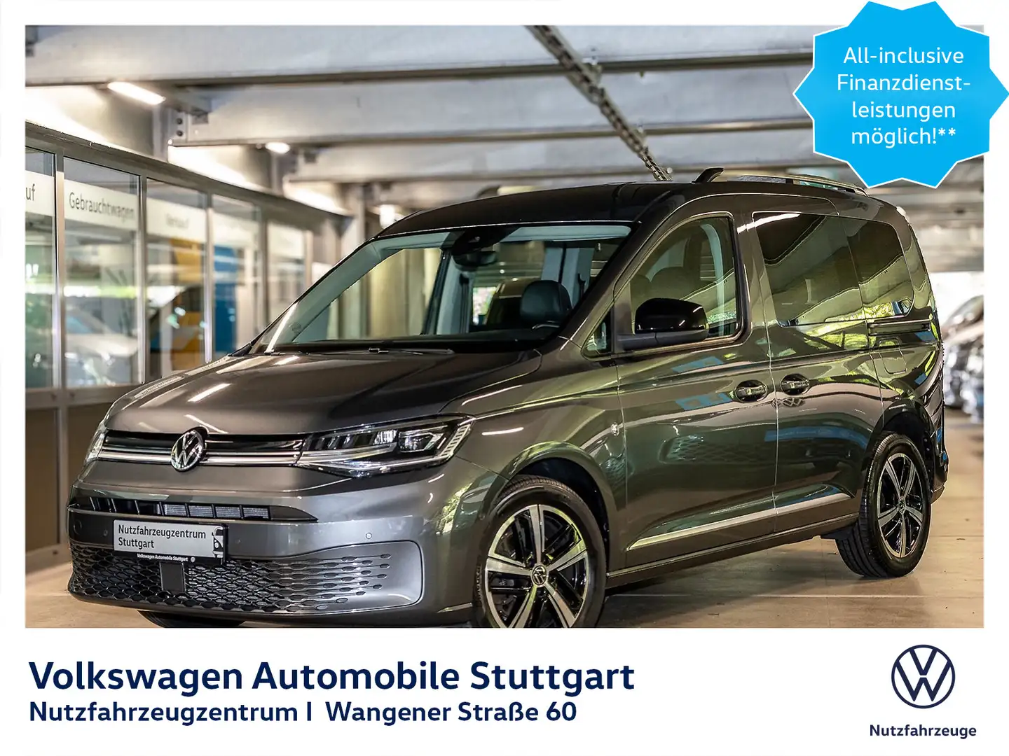 Volkswagen Caddy Style 2.0 TDI Euro 6d ISC FCM  LED Navi Grau - 1