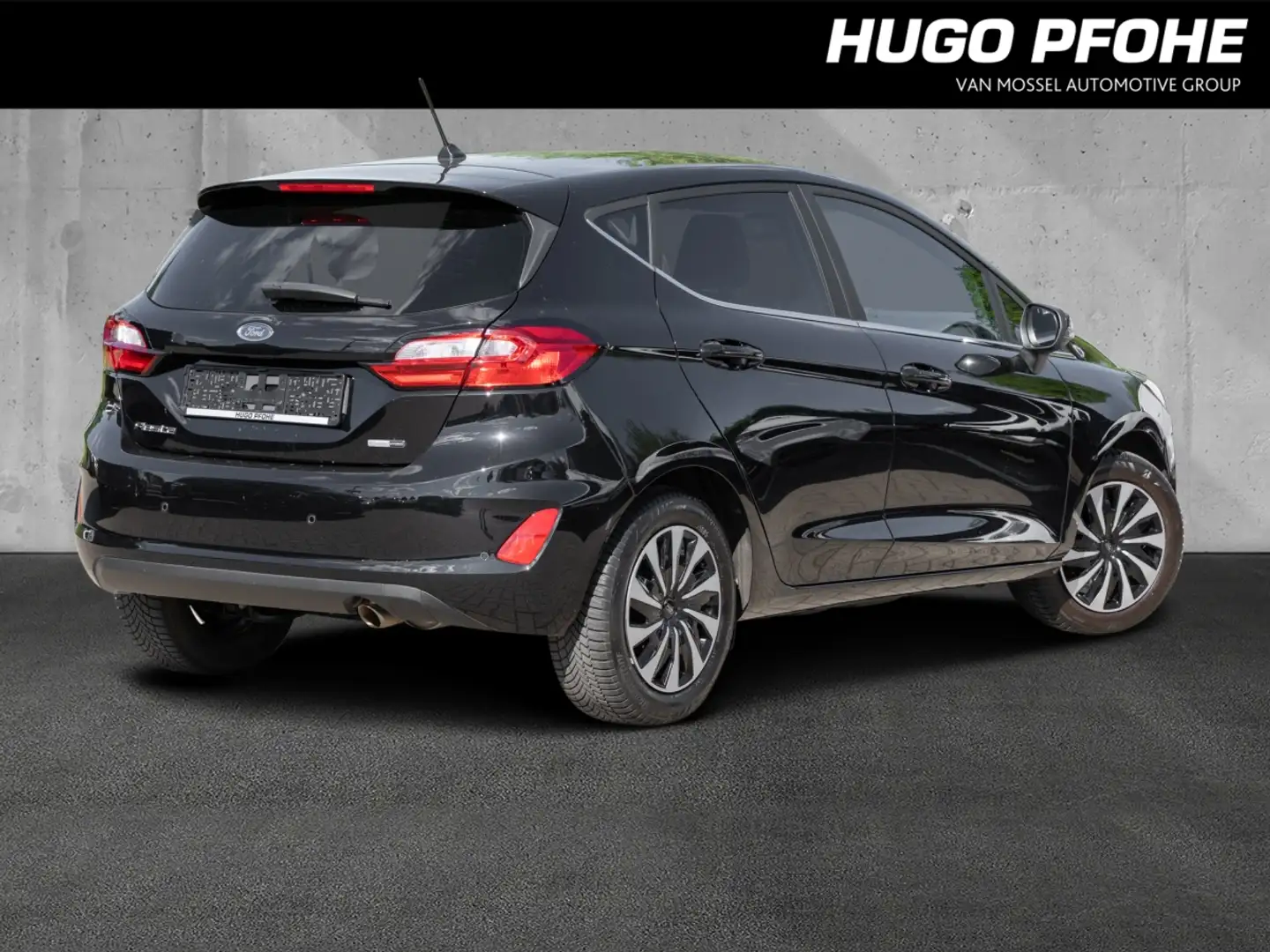 Ford Fiesta Titanium Hybrid S&S. 5-türig WI-PKT. PDC. GRA Schwarz - 2