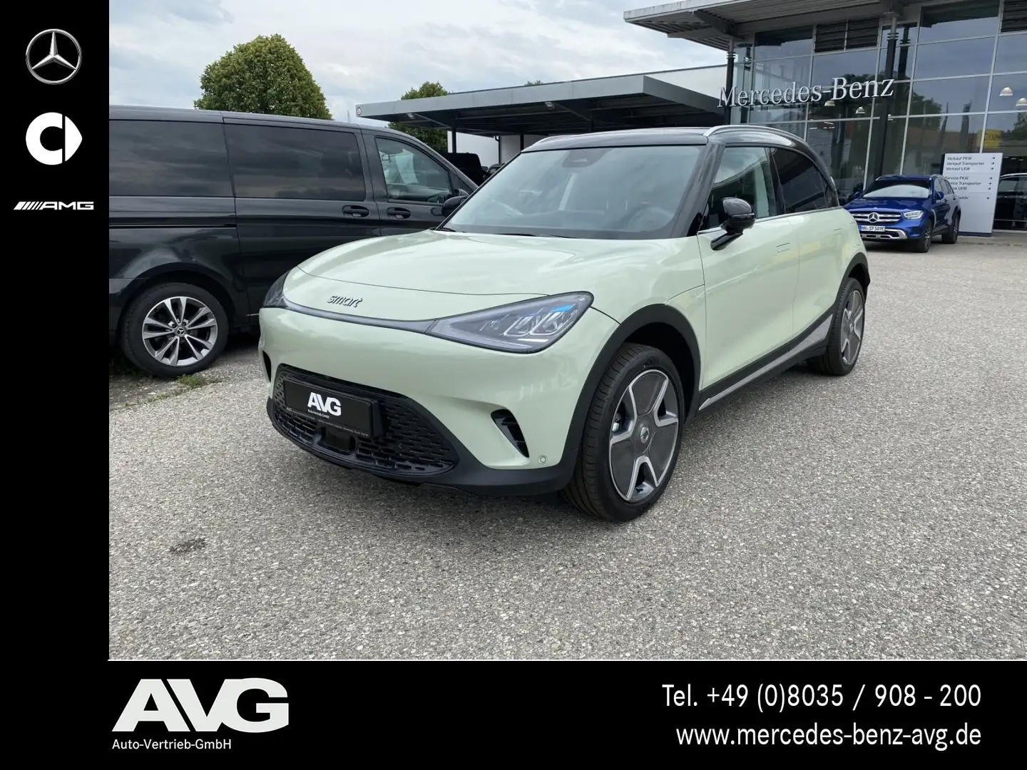 smart #1 #1 Pro+ (66kWh)  Navi/Pano.-Dach/Keyless-Start/LED Grün - 1