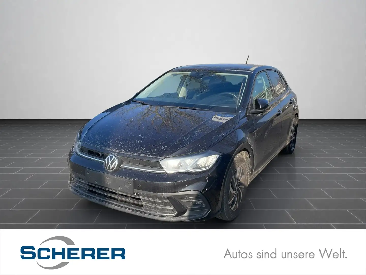 Volkswagen Polo 1,0 TSI Lane Assist/App Connect/LED/u.v.m. Schwarz - 1