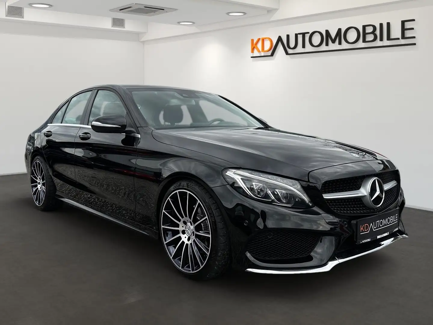 Mercedes-Benz C 220 d, AMG-Line, MFL, SHZ, LED, Tempomat Schwarz - 2