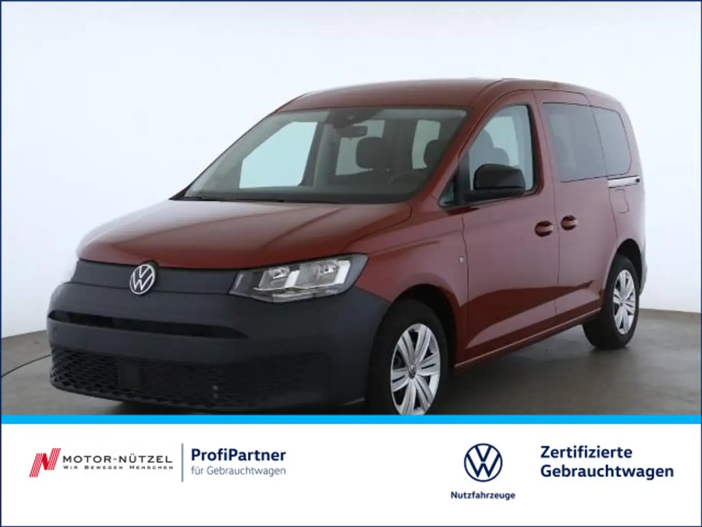 Volkswagen Caddy 1.5 TSI DSG 5JG+SHZ+RFK+2xPDC+GRA+MFL+AID Rosso - 1