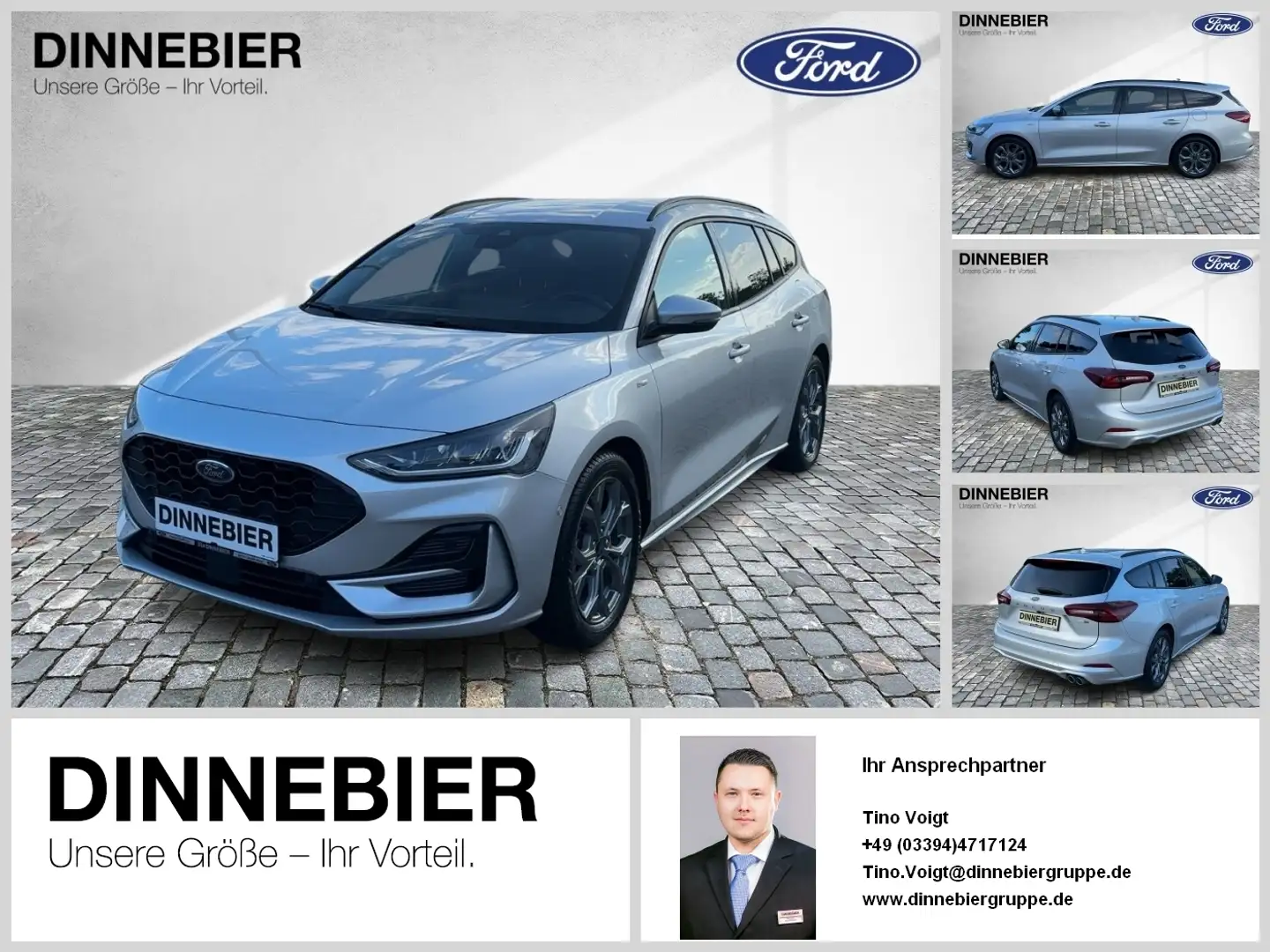 Ford Focus ST-Line X LED+Navi+Kamera+Winterpaket Silber - 1