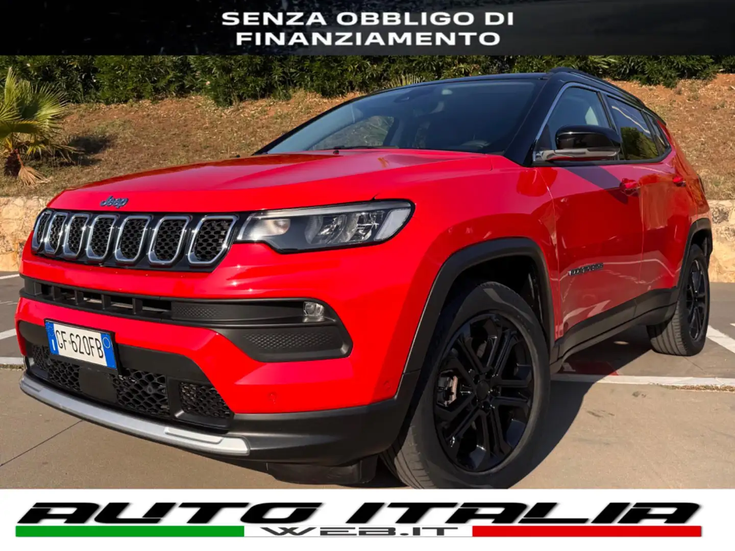 Jeep Compass 1.3 Turbo T4 190 CV PHEV AT6 4xe Limited Rosso - 1