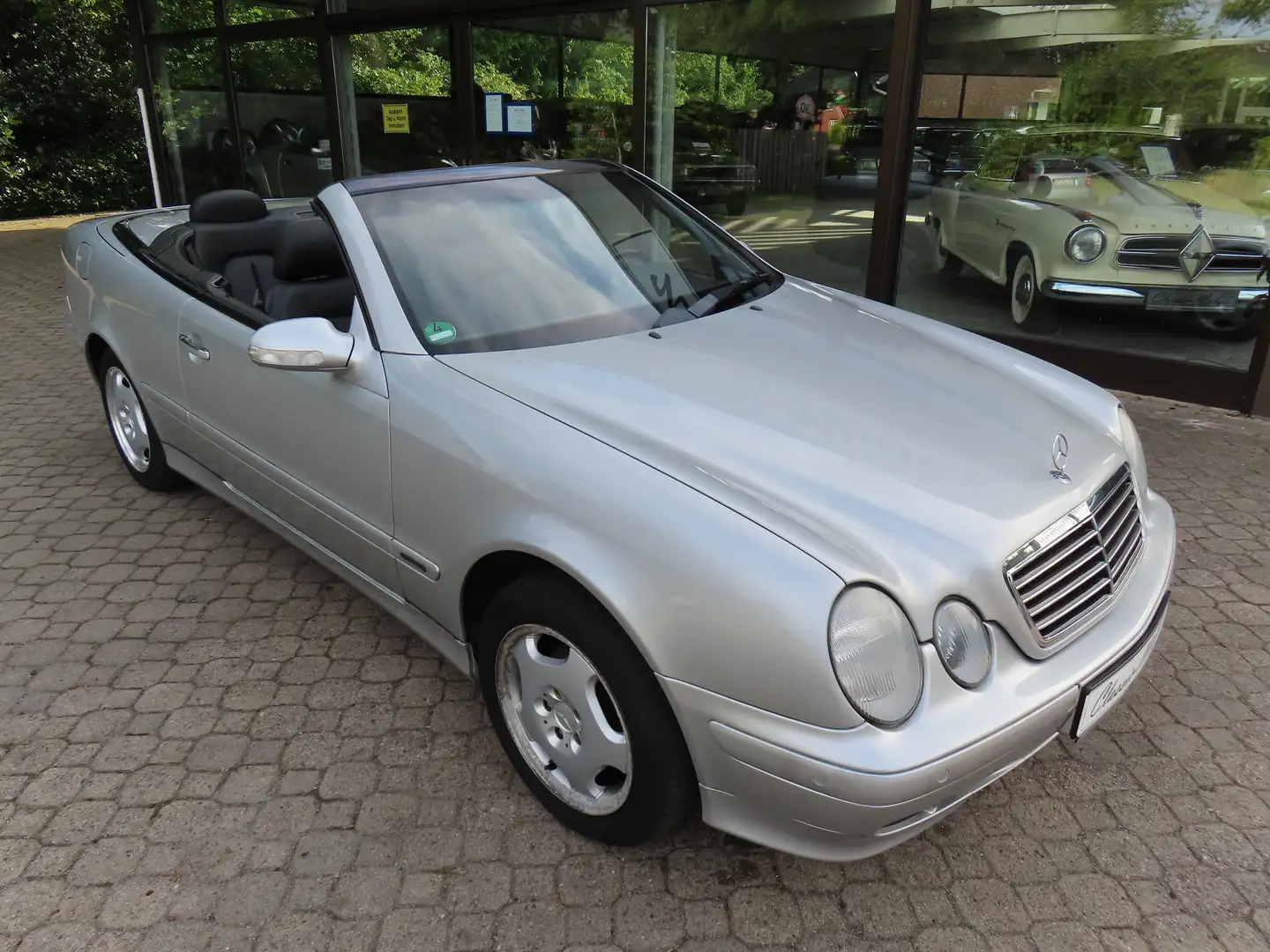 Mercedes-Benz CLK 200 Cabrio Elegance*nur 150 TKM*HU neu*AHK*Leder*Klima Argent - 1