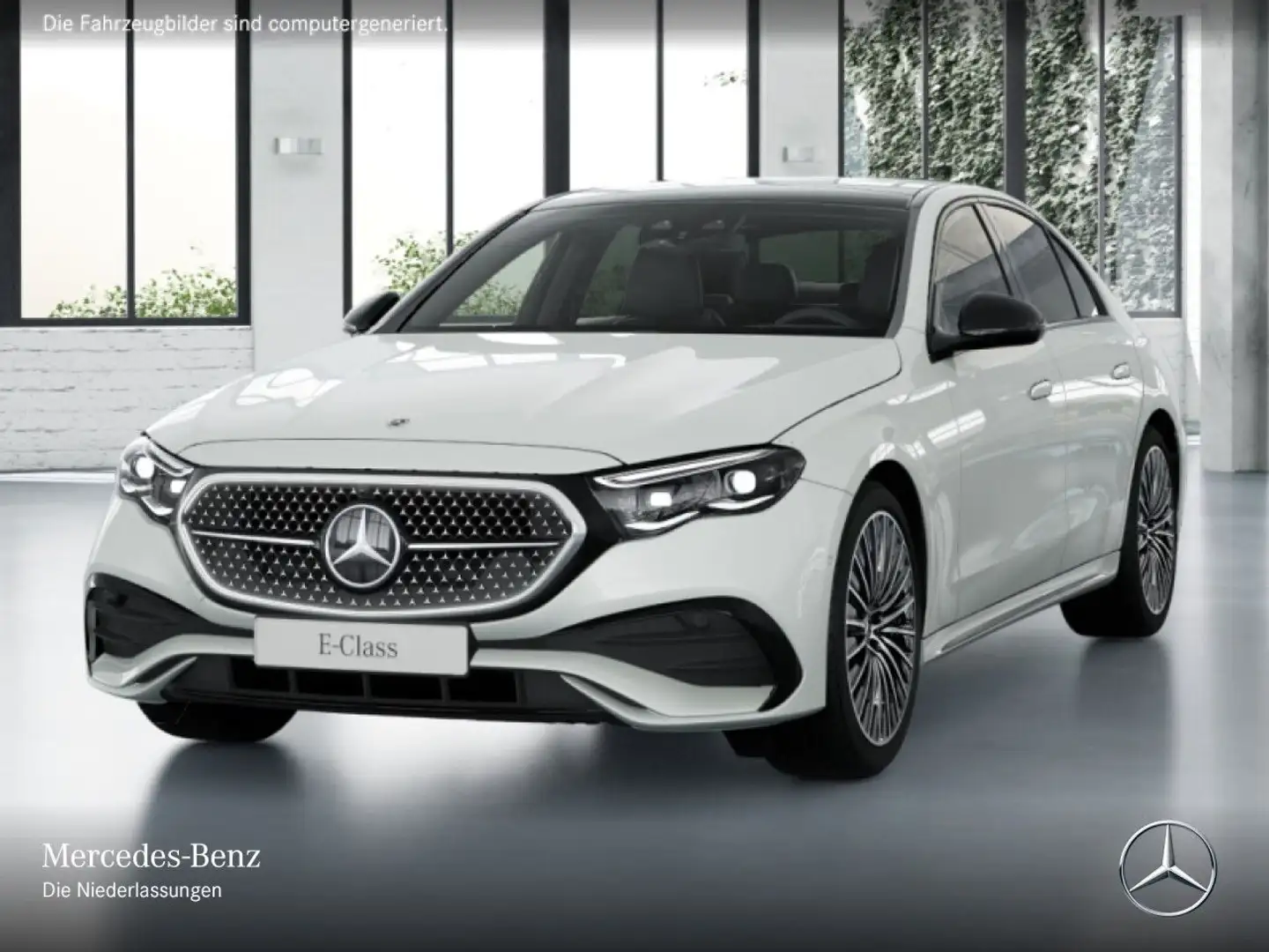 Mercedes-Benz E 450 d 4M AMG Fahrass 360° Pano Burmester Distr. Blanc - 2
