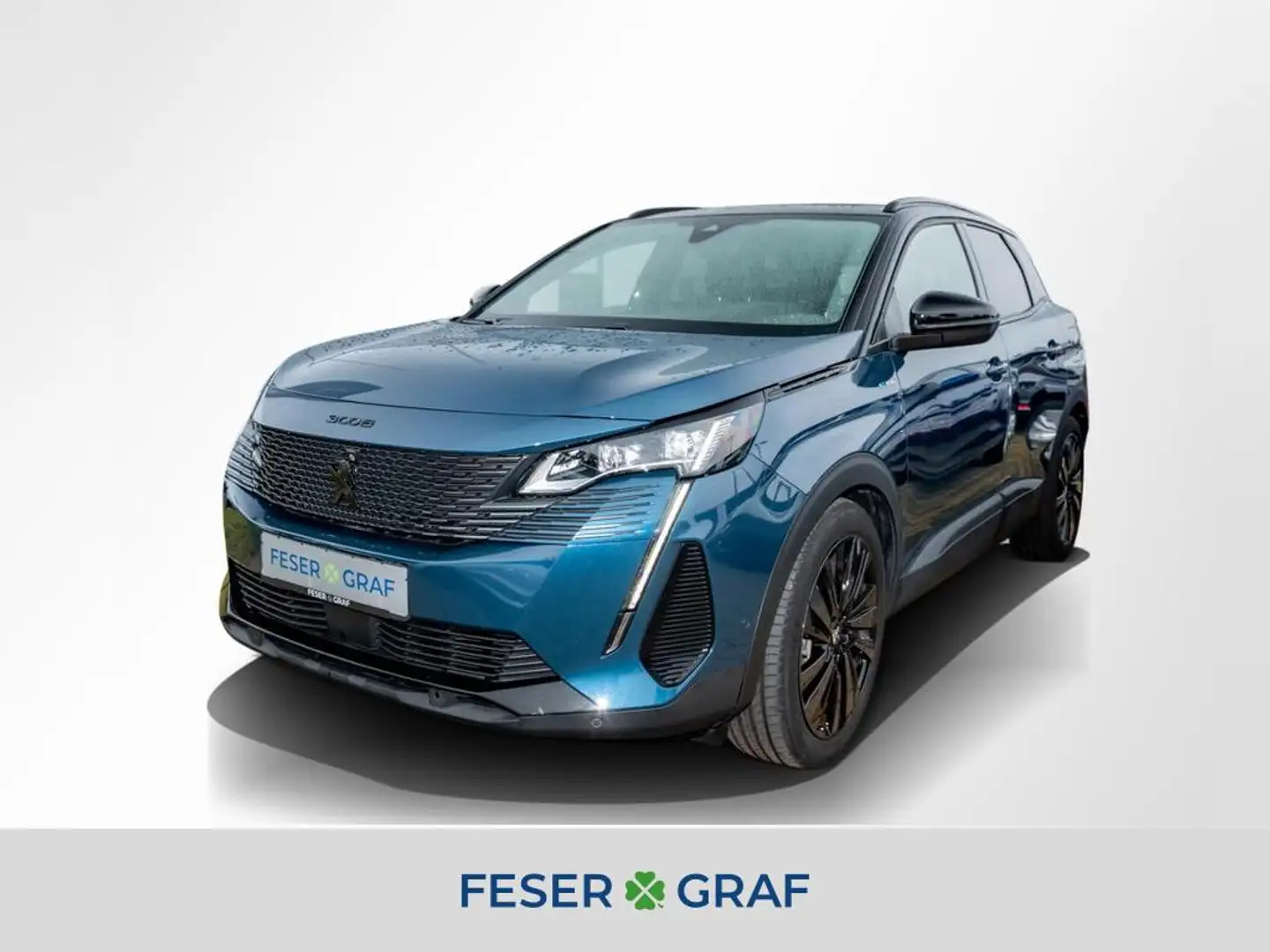 Peugeot 3008 Hybrid 225 GT 1.6 PSD/SHZ/PDC/LED/TOT/NAVI Blau - 1