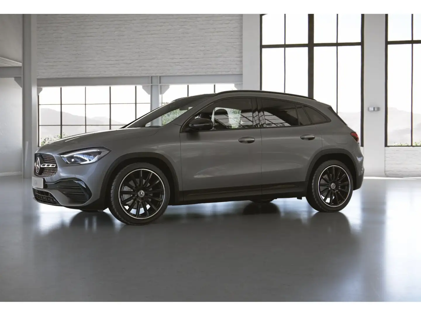 Mercedes-Benz GLA 220 d 4M BURM AMG NIGHT DISTR PANO SPUR AHK Grau - 2