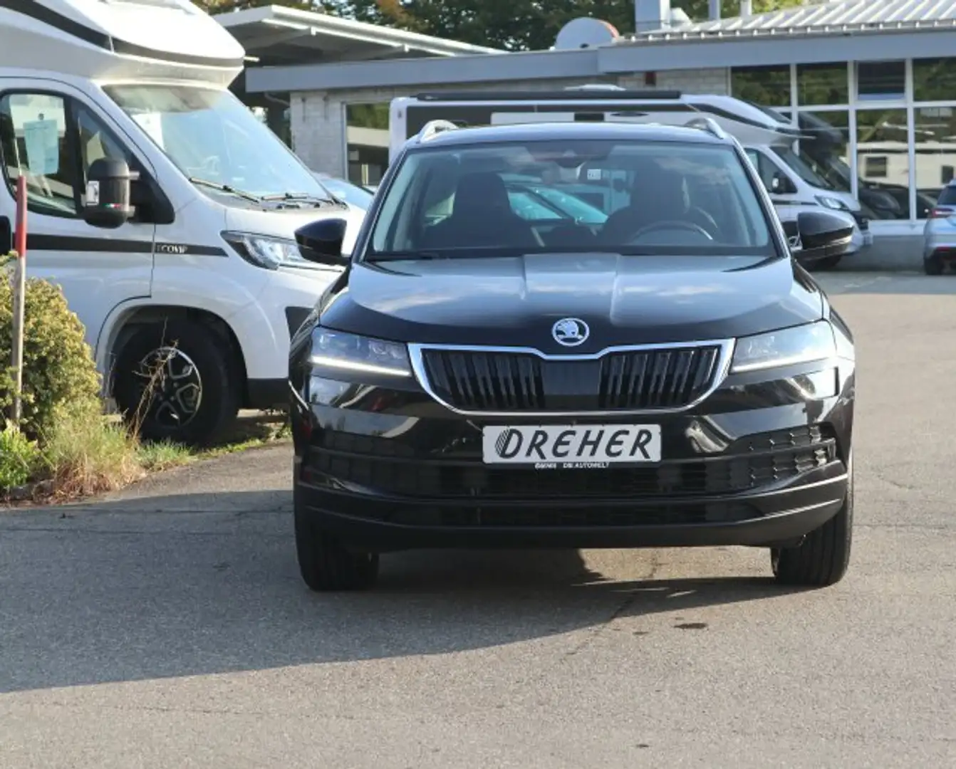 Skoda Karoq Karoq 1.5 TSI ACT Soleil Navi/LED/AHK/DAB/LM Klima Zwart - 2