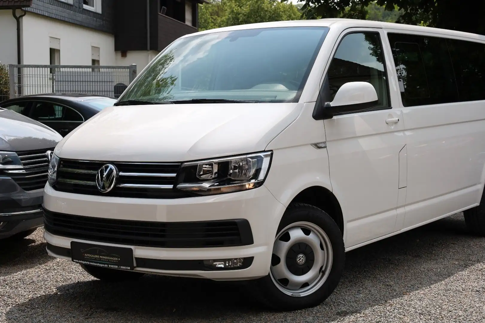 Volkswagen T6 Caravelle 2.0 TDI DSG/AHK/L2/9-Sitz/Navi/STHZ Weiß - 2