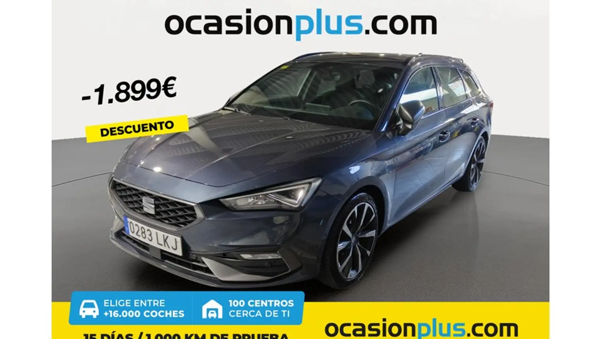 SEAT Leon ST 2.0TDI CR S&S FR DSG-7 150 Gris - 1