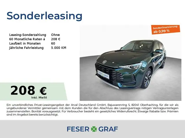 MG ZS Hybrid+ Luxury *Preis nur mit Finanzierung*