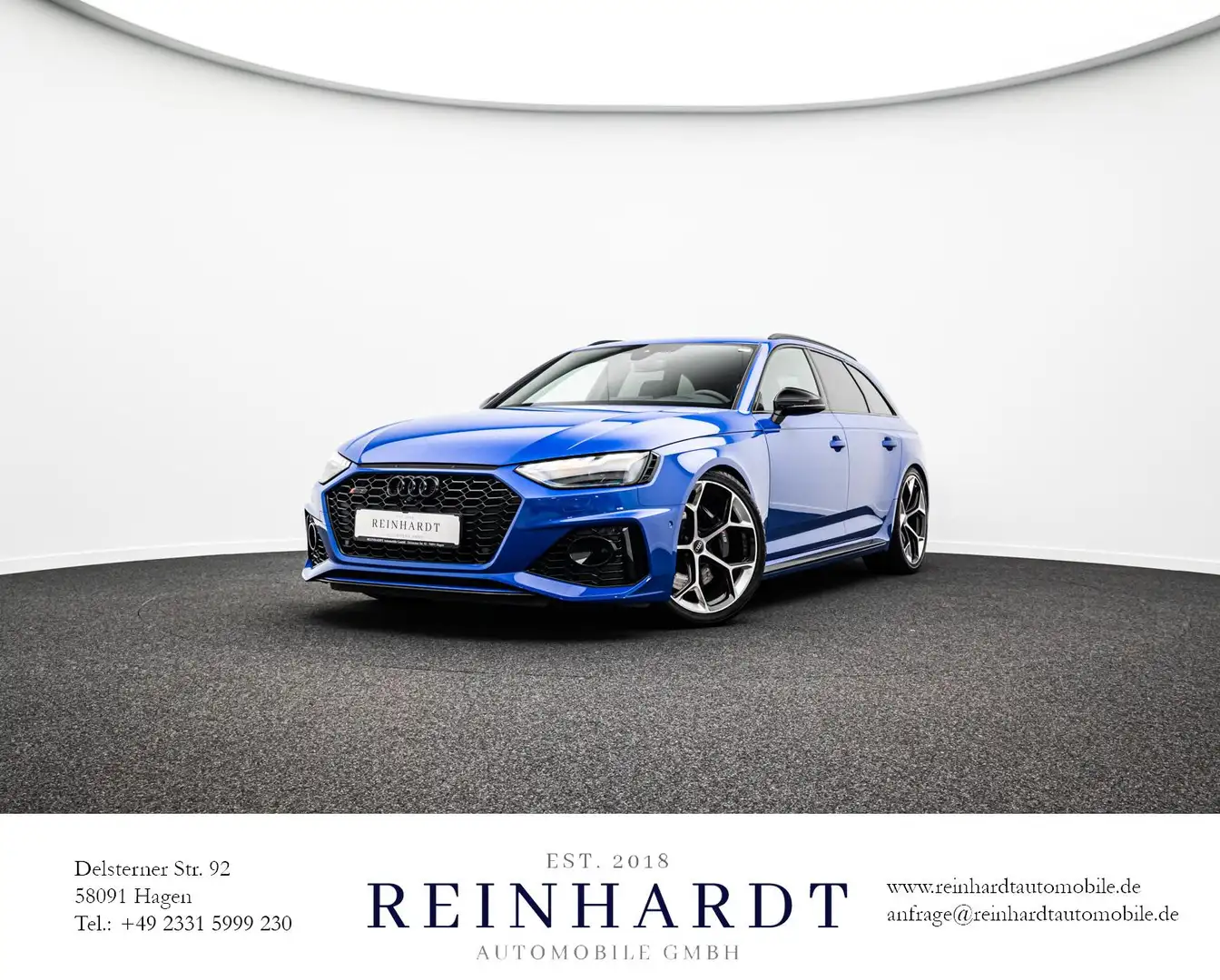 Audi RS4 AVANT COMPETITION+ BLACK ACC/PANO/HuD/B&O/VC Blau - 1
