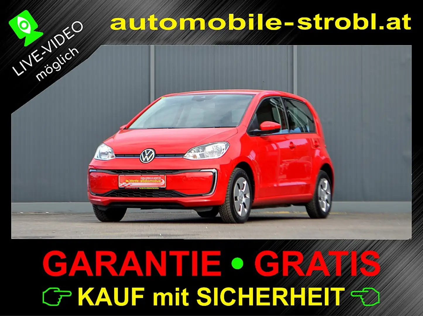 Volkswagen e-up! Move 32,3kWh (mit Batterie)*CCS*Top.Ausst.*Gara... Червоний - 1