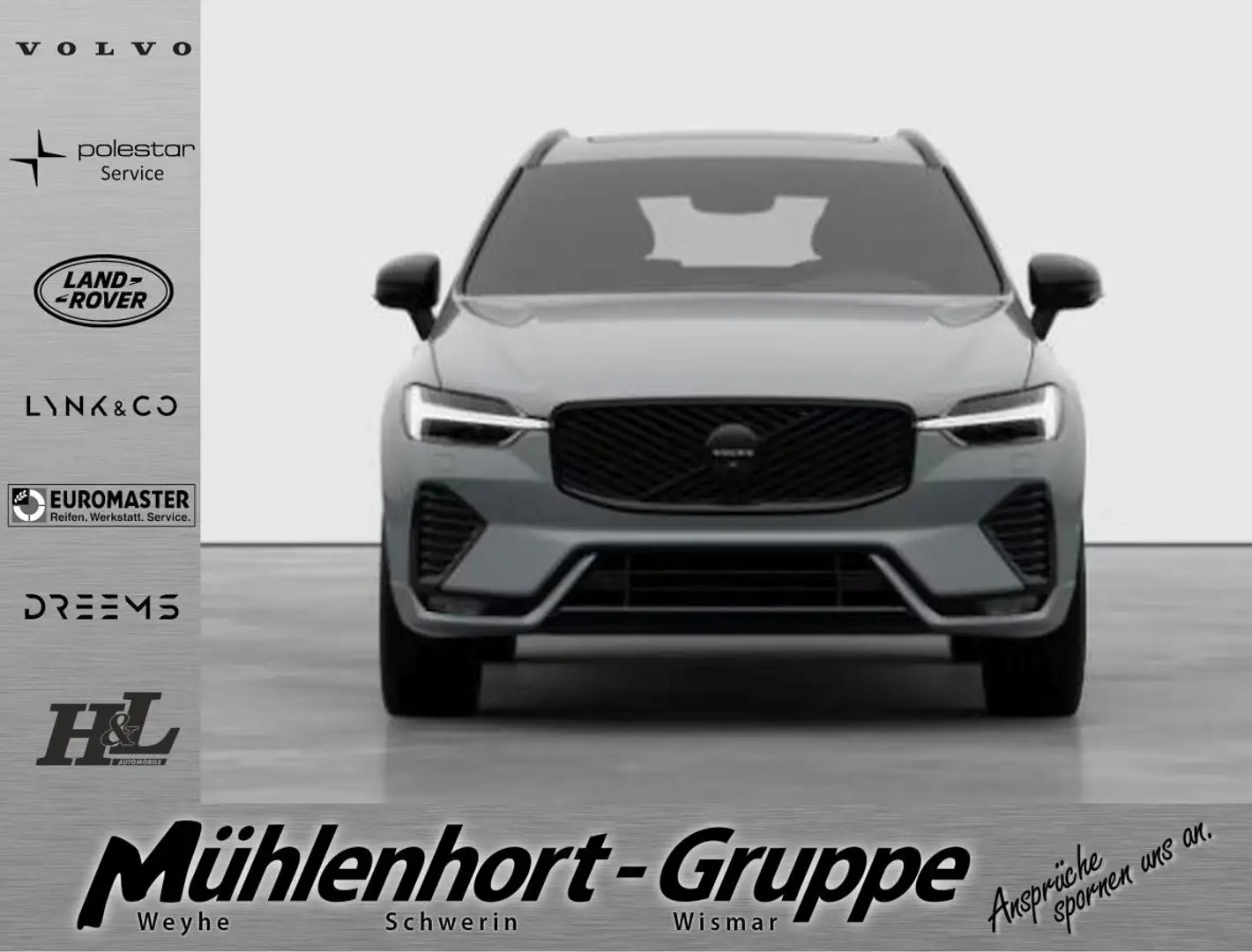 Volvo XC60 B5 AWD ULTRA BLACK EDITION inkl. Anhängerkupplung Grau - 1
