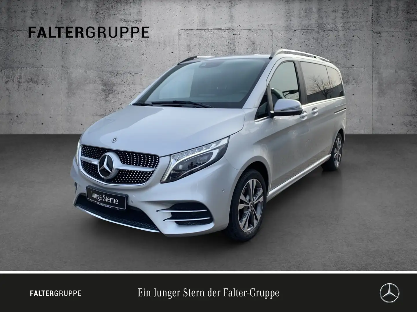 Mercedes-Benz V 250 V 250 d 4M AVANTGARDE+AHK+DISTRO+360°+BURM+EASYP Silver - 1