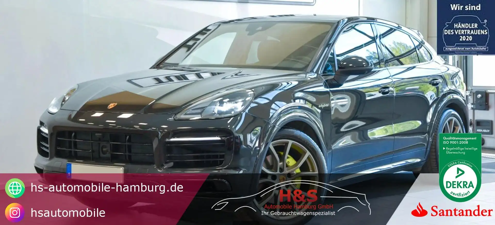 Porsche Cayenne Coupe E-Hybrid Platinum Edition Schwarz - 1