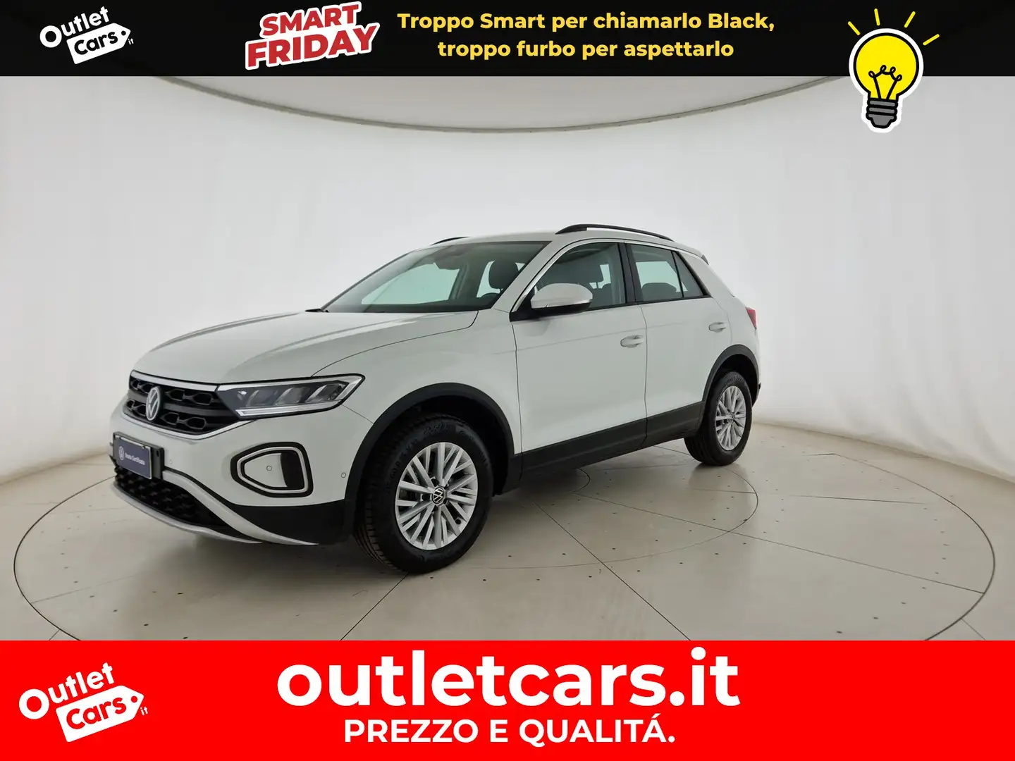Volkswagen T-Roc 2.0 tdi life 150cv dsg Blanc - 1