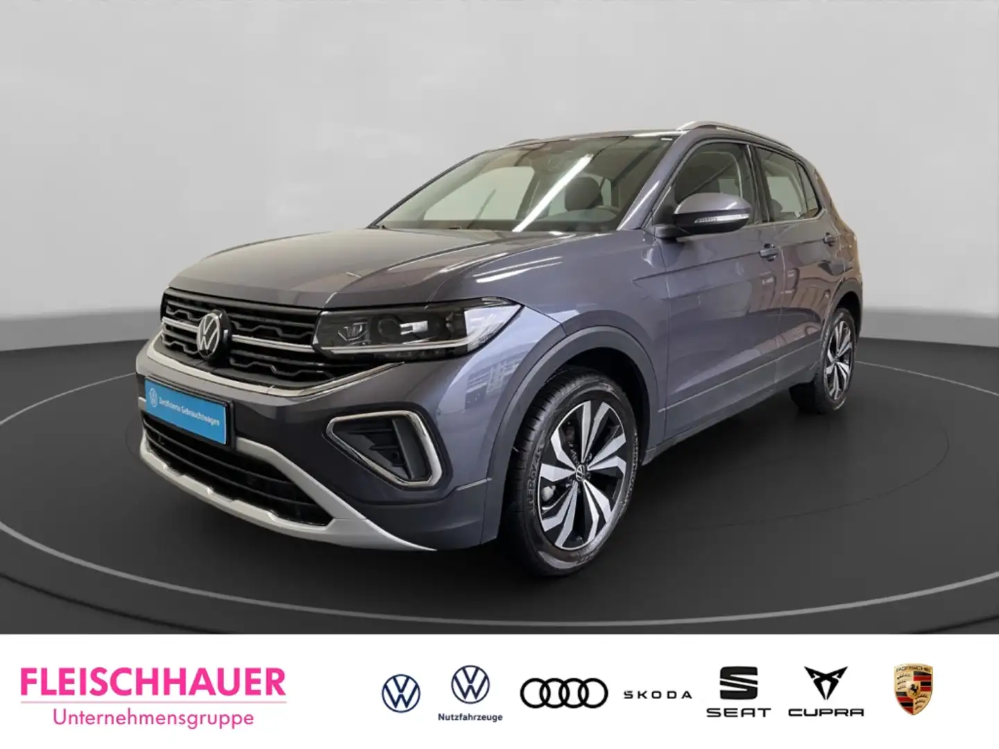 Volkswagen T-Cross Style 1.0 TSI Matrix-LED AHK SHZ App-Connect Grau - 1