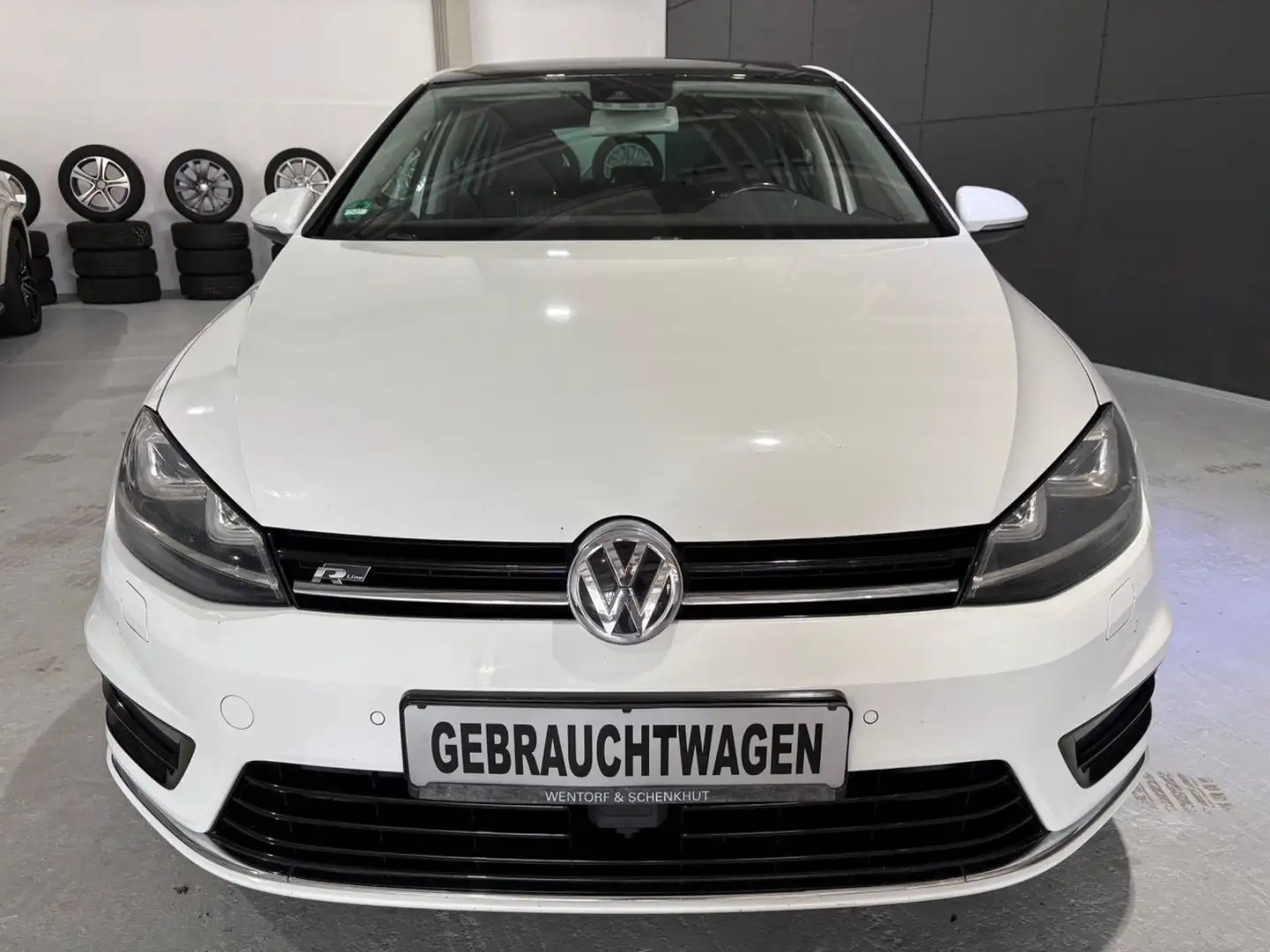 Volkswagen Golf VII 1.6 TDI R-Line*Panodach*Navi*Xenon* Blanc - 2