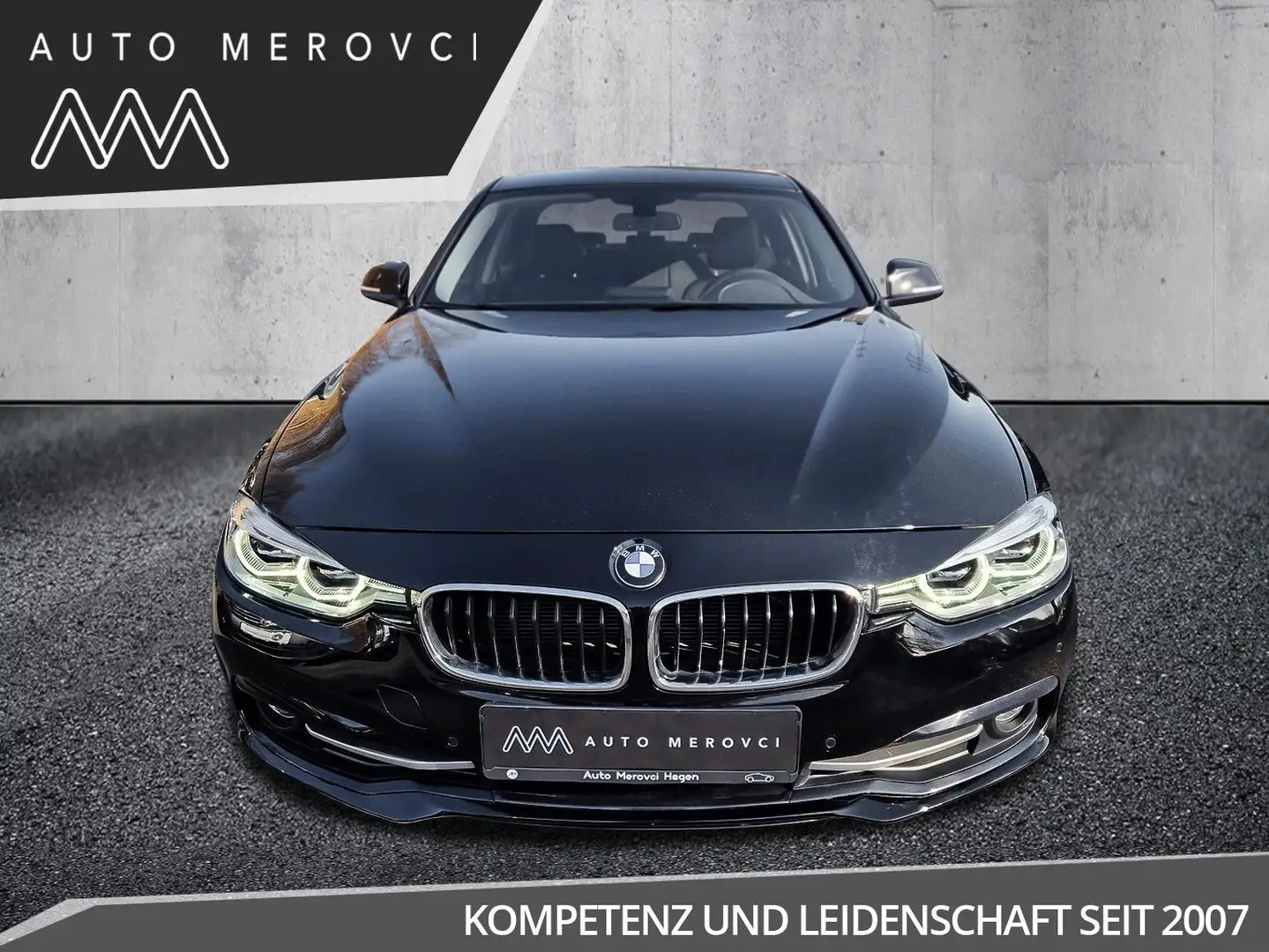 BMW 316 d Sport Line/LED/Navi Business/1Hand/Garantie Zwart - 2