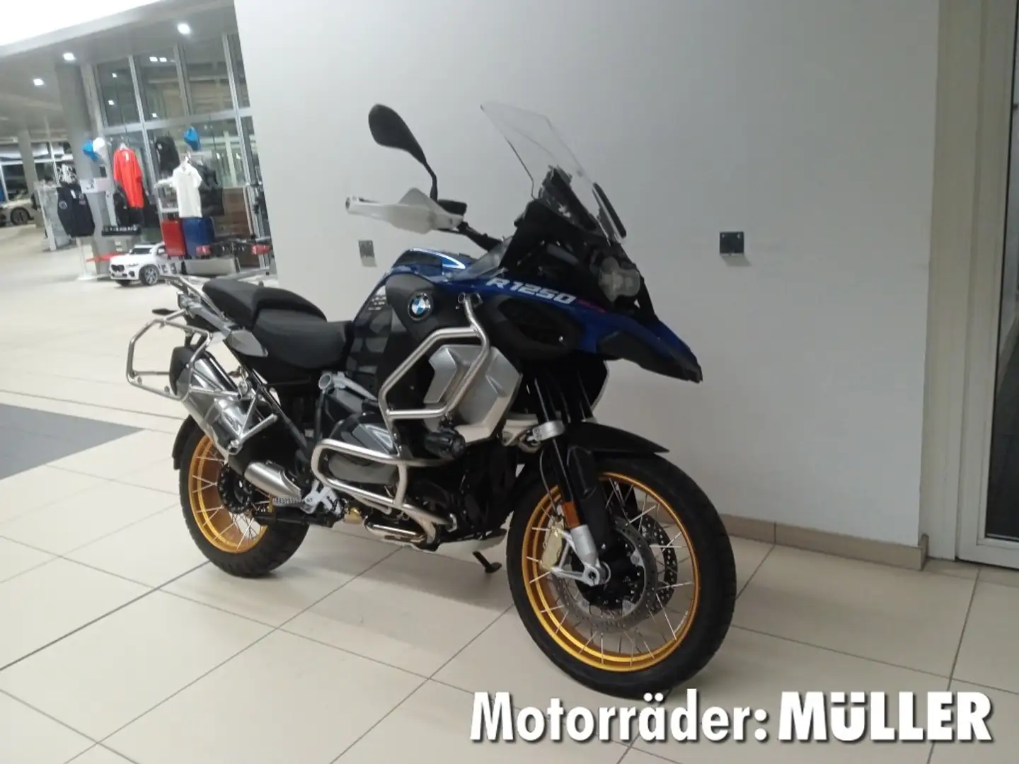 BMW R 1250 GS 5 Pakete, Style Rallye, sofort Verfügbar Bleu - 2