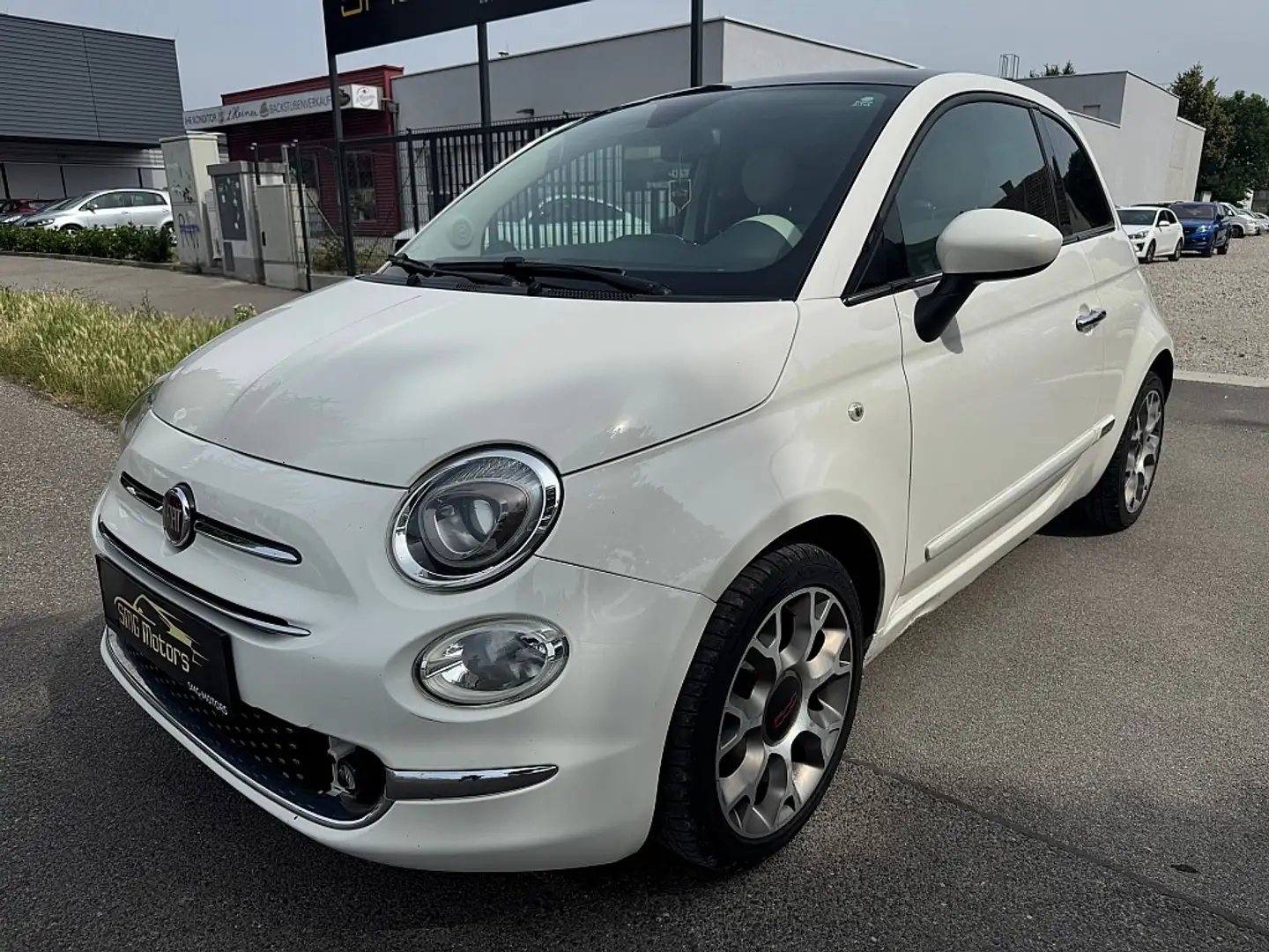 Fiat 500 1,2 69 Pop Blanc - 2