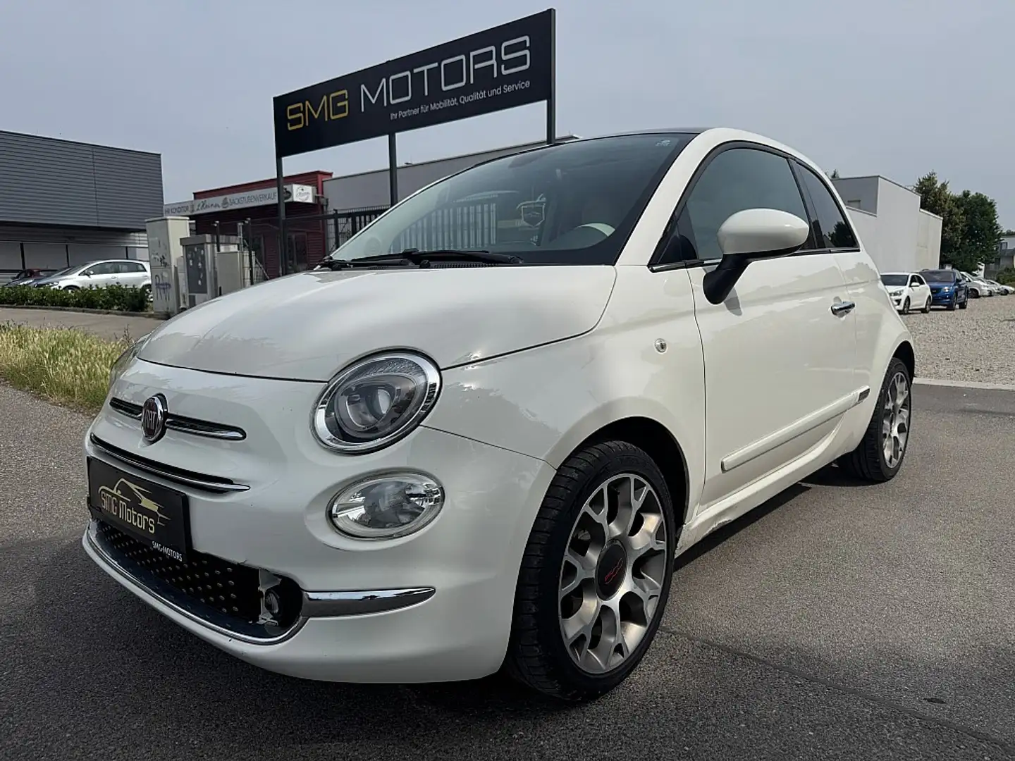Fiat 500 1,2 69 Pop Blanc - 1
