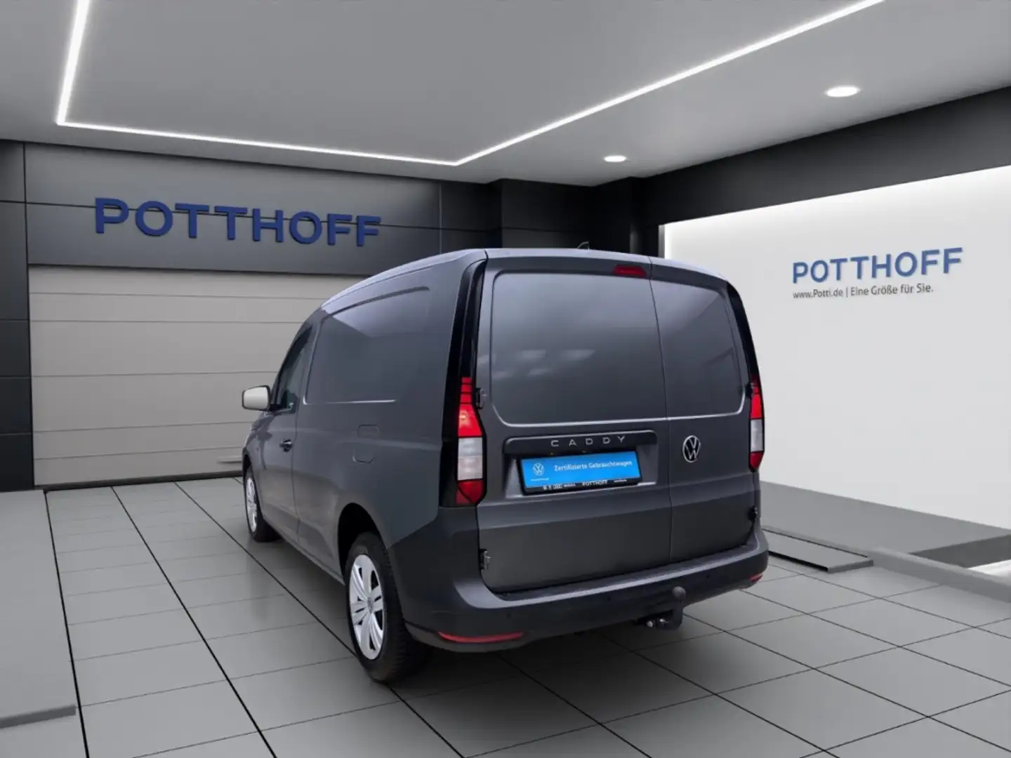 Volkswagen Caddy Cargo 2.0 TDI KR AHK NAVI PDC SITZHZG KLIMA Grau - 2