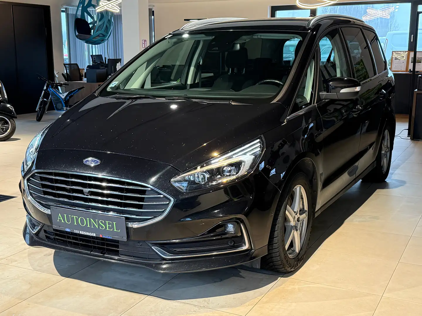 Ford Galaxy 2,0 AUT. 7 Sitze Getriebe ruckelt voll fahrbereit Schwarz - 1