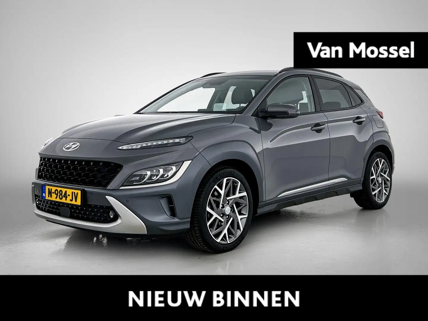 Hyundai KONA 1.6 GDI HEV Premium Gris - 1