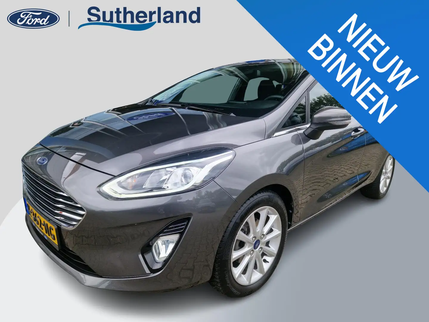Ford Fiesta 1.0 EcoBoost Titanium X Zeer nette auto! | Navi. | Grijs - 1