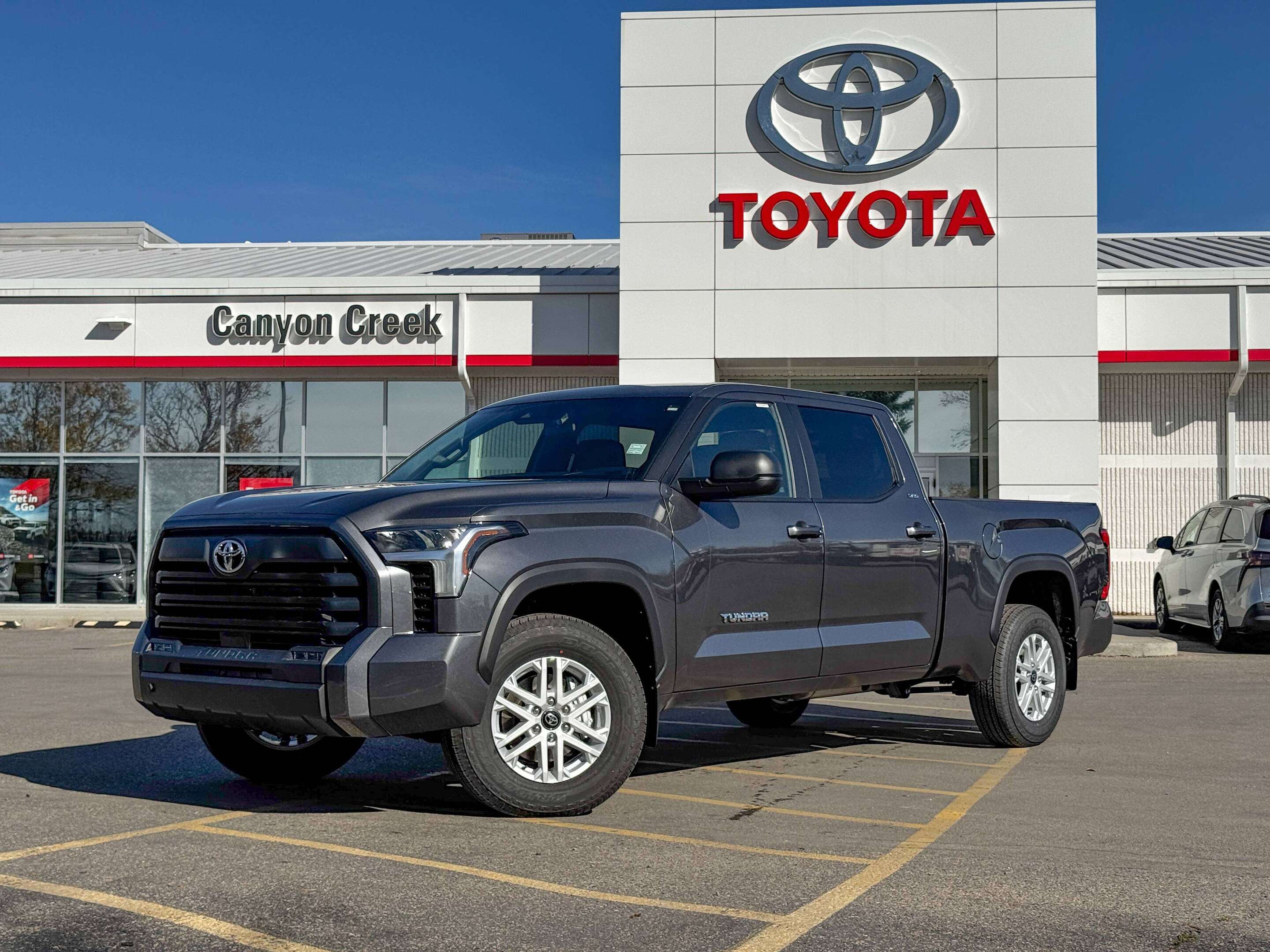 Gray 2026 Toyota Tundra Pickup Truck Four-Wheel Drive Automatic