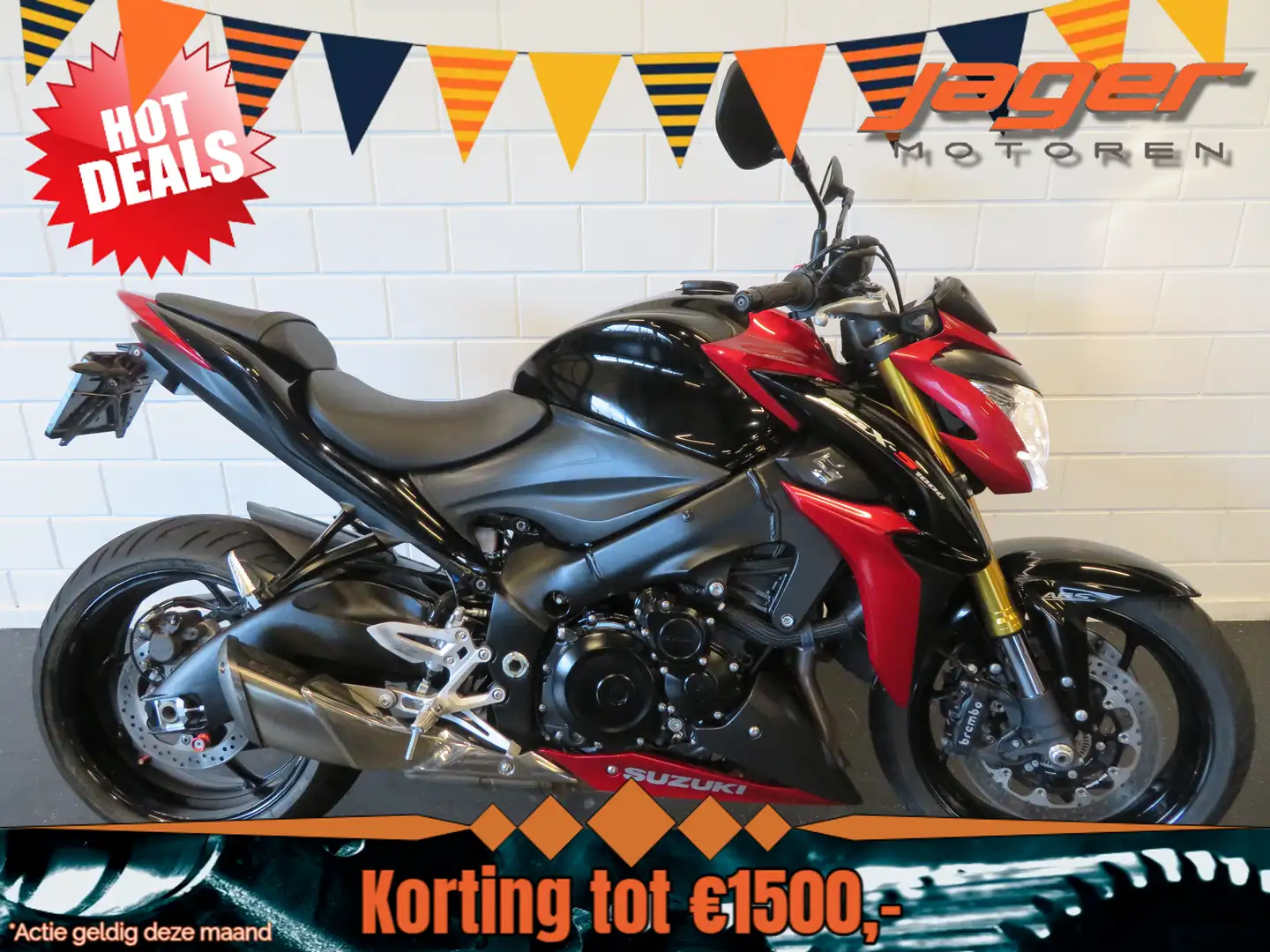 Suzuki GSX-S 1000 GSX-S GSXS ZEER FRAAI! Rood - 1
