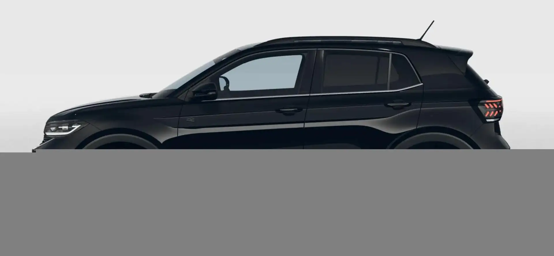 Volkswagen T-Cross R-Line Matrix AHK 18Z Kam SHZ PrivG KeyL 110 kW... Schwarz - 2