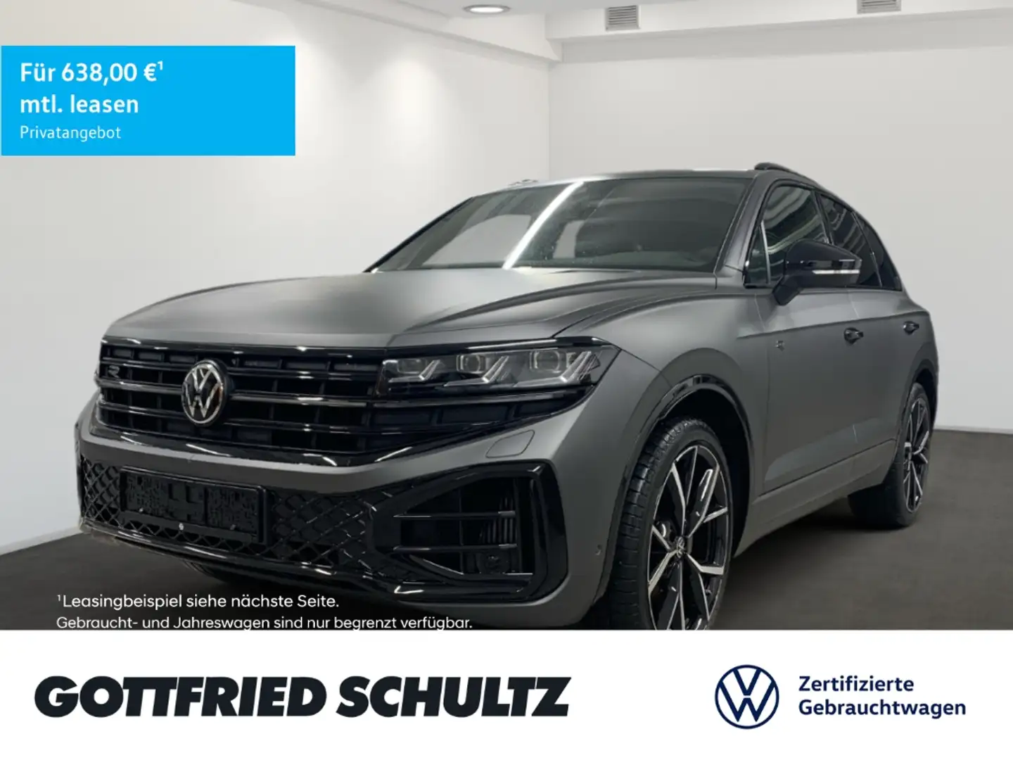 Volkswagen Touareg R-Line 3.0 TSI 4Motion Anschlussgarantie 3 Jahre 1 Grau - 1