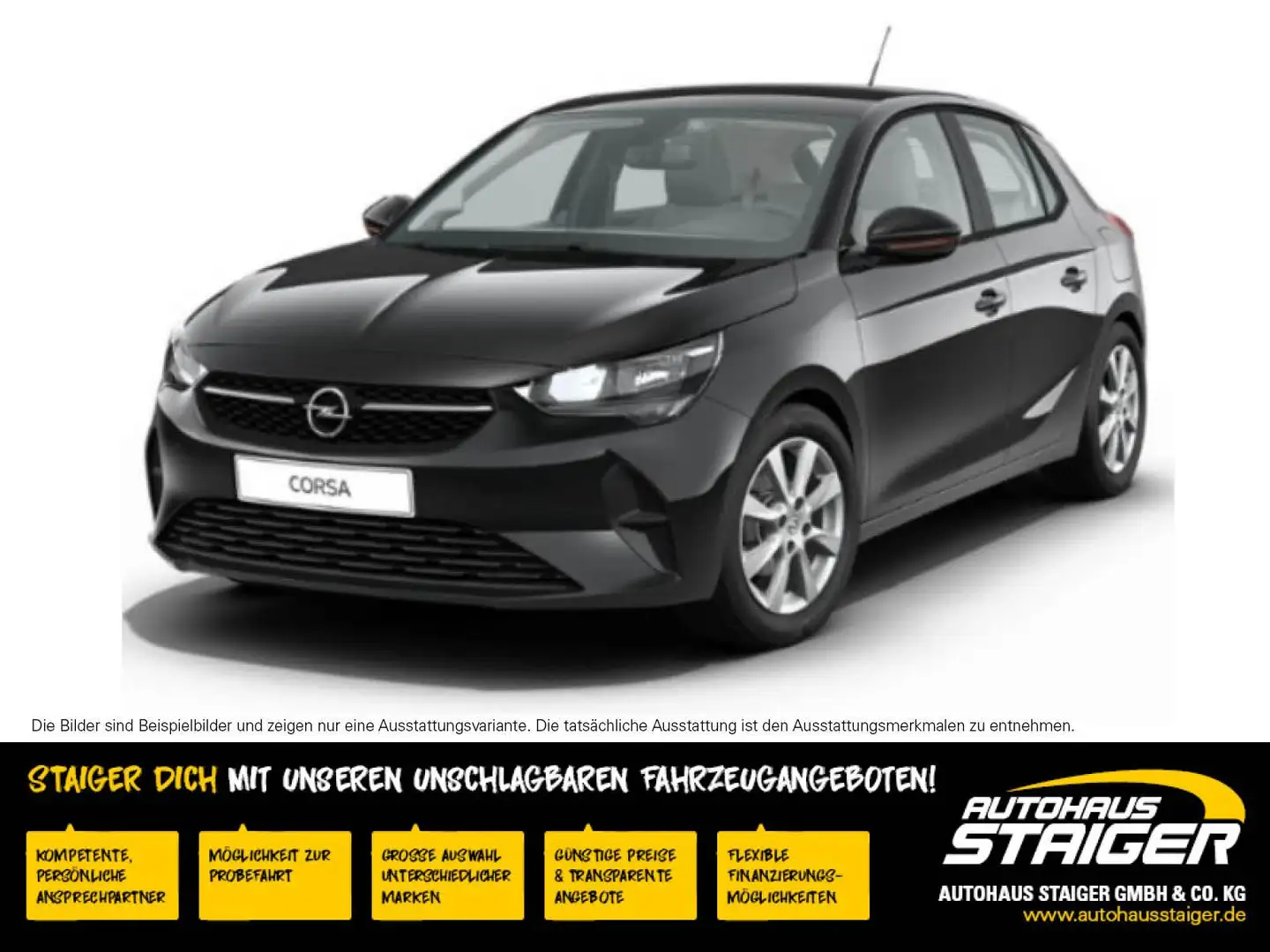 Opel Corsa GS 1.2+Parkpilot+Navi+Tempomat+Sitzheizung+ Black - 1