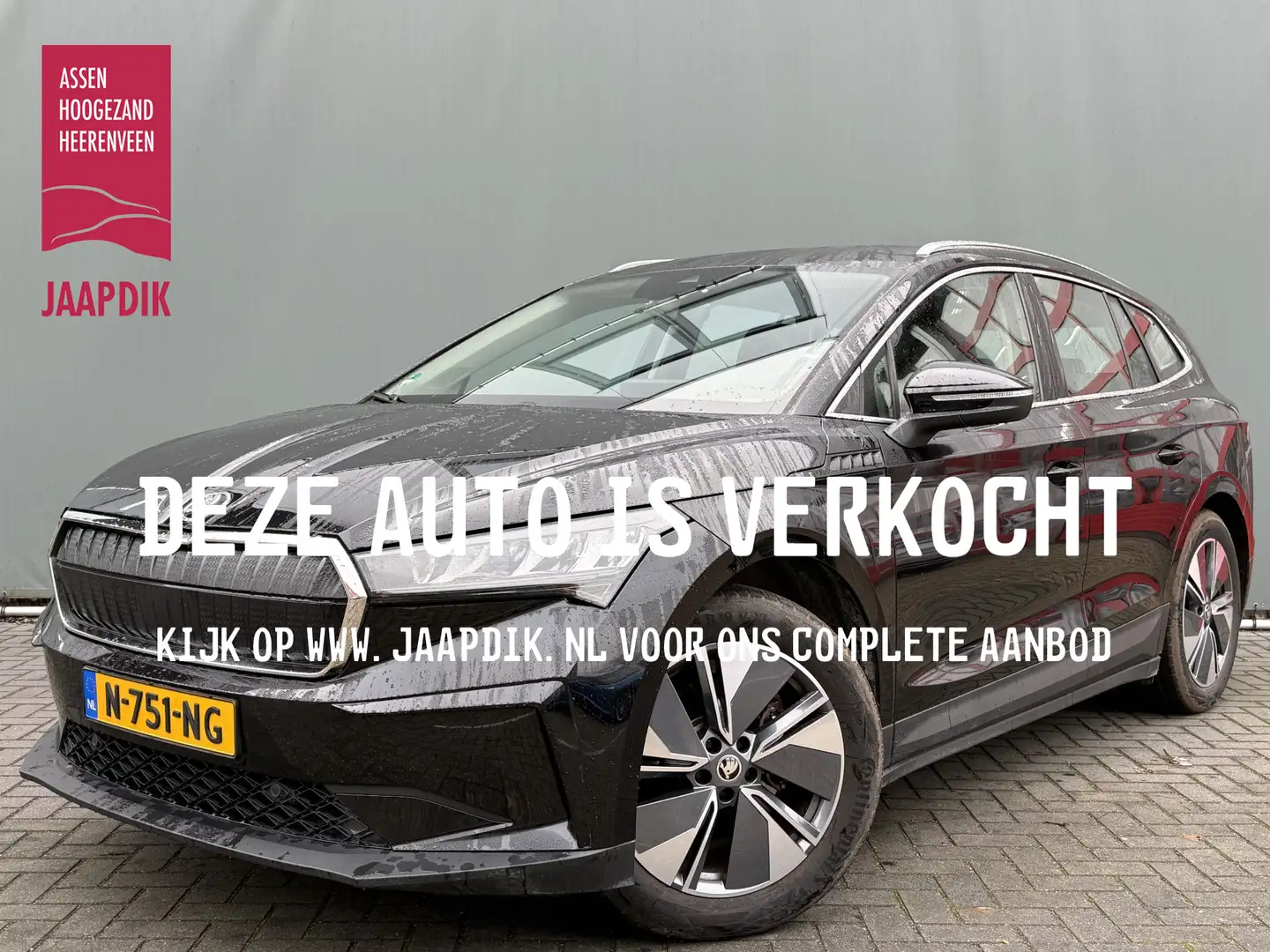 Skoda Enyaq BWJ 2021 180 PK iV 60 FULL LED | ADAPTIVE CRUISE | Noir - 1