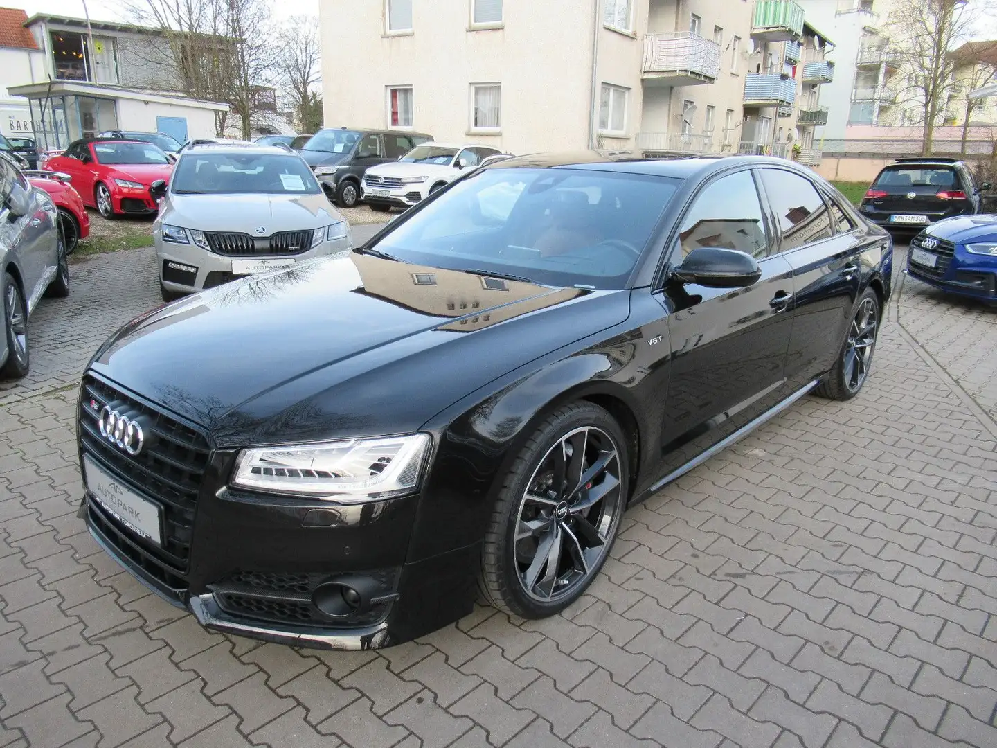 Audi S8 plus ACC BOSE Matrix HUD Standh. Keramik 21" Чорний - 1
