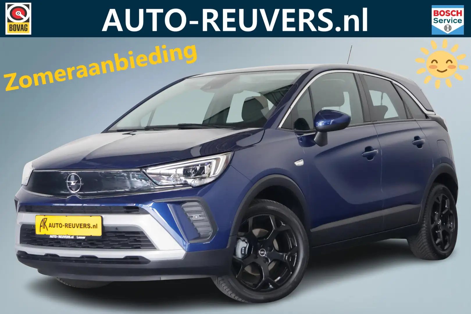 Opel Crossland 1.2 Turbo Elegance / LED / CarPlay / Camera / Clim Blauw - 1