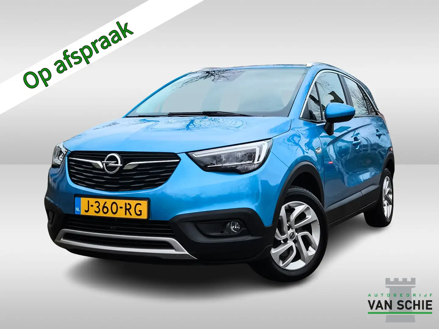 Opel Crossland X 1.2 Turbo Innovation (111 PK) 1e-Eig. & ..-Onderh. Blauw - 1
