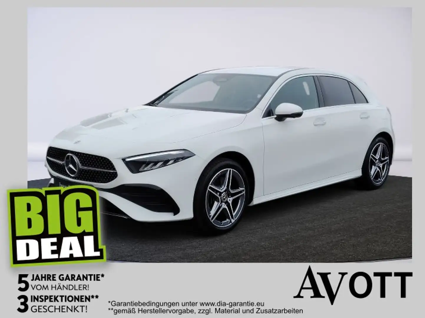 Mercedes-Benz A 250 e Hybrid 2xKlima 360 AUT Kam. KlimaA LED Weiß - 1