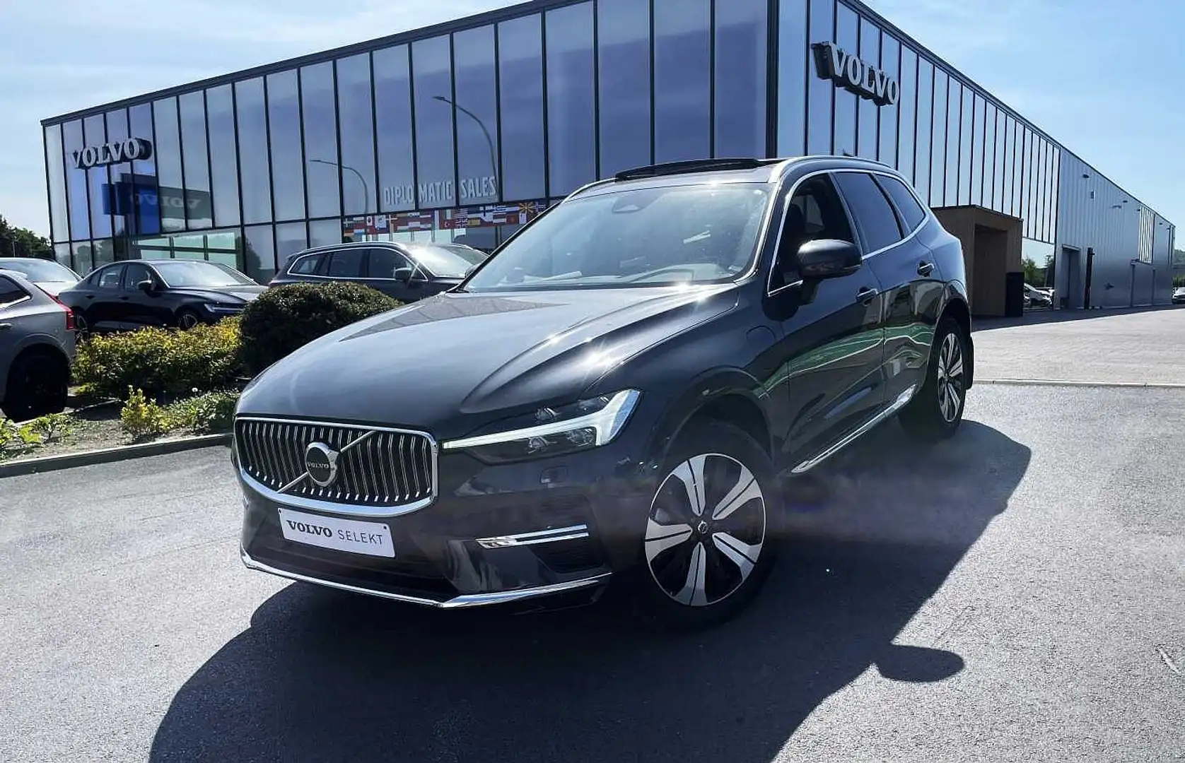 Volvo XC60 T6 AWD Plug-in Hybrid 'GARANTIE 3 ANS' Gris - 1