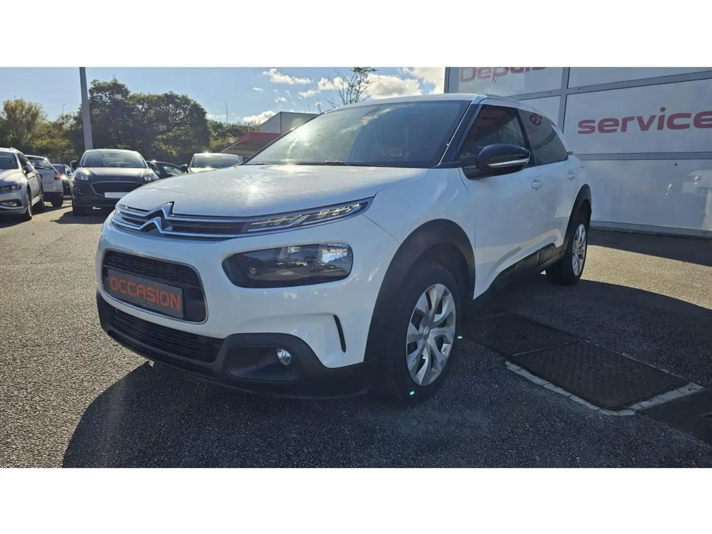 Citroen C4 Cactus FEEL 1.5 BlueHDi 120cv EAT6 + Vitres arrière surte Blanc - 2