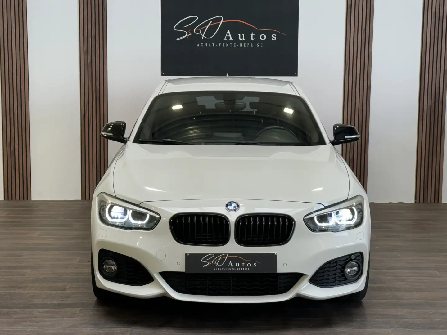 BMW 118 i * BOÎTE AUTOMATIQUE * FULL PACK M * SHADOW LINE Blanc - 2