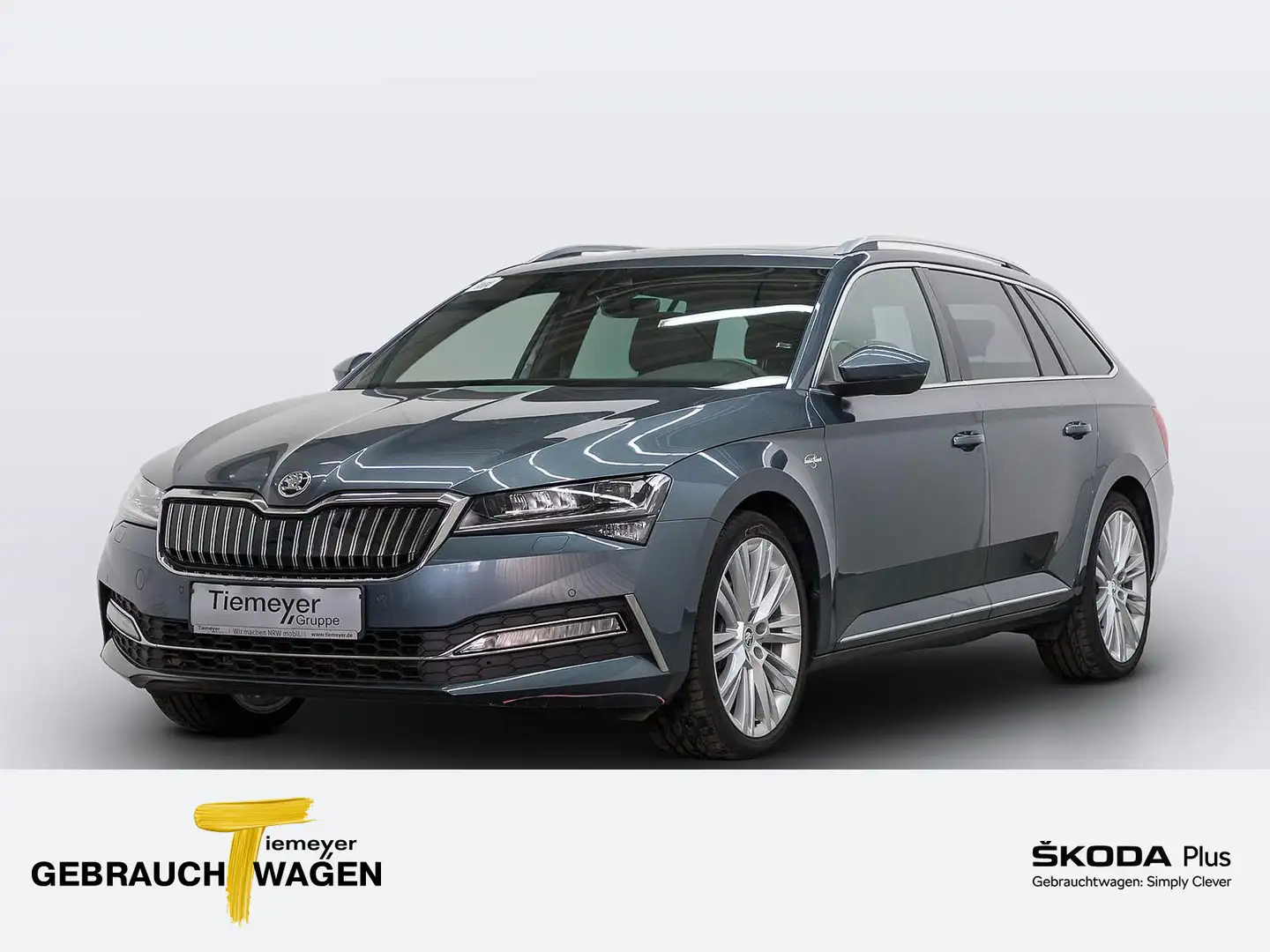Skoda Superb Combi 1.4 iV L+K MATRIX LEDER PANO AHK Grau - 1