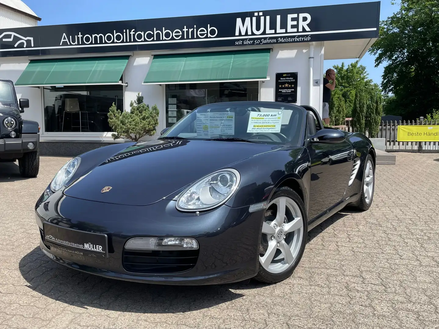 Porsche Boxster Boxster 2.7 +6 Gang +TRAUMZUST.+Inter."WIE NEU" ! Grigio - 1