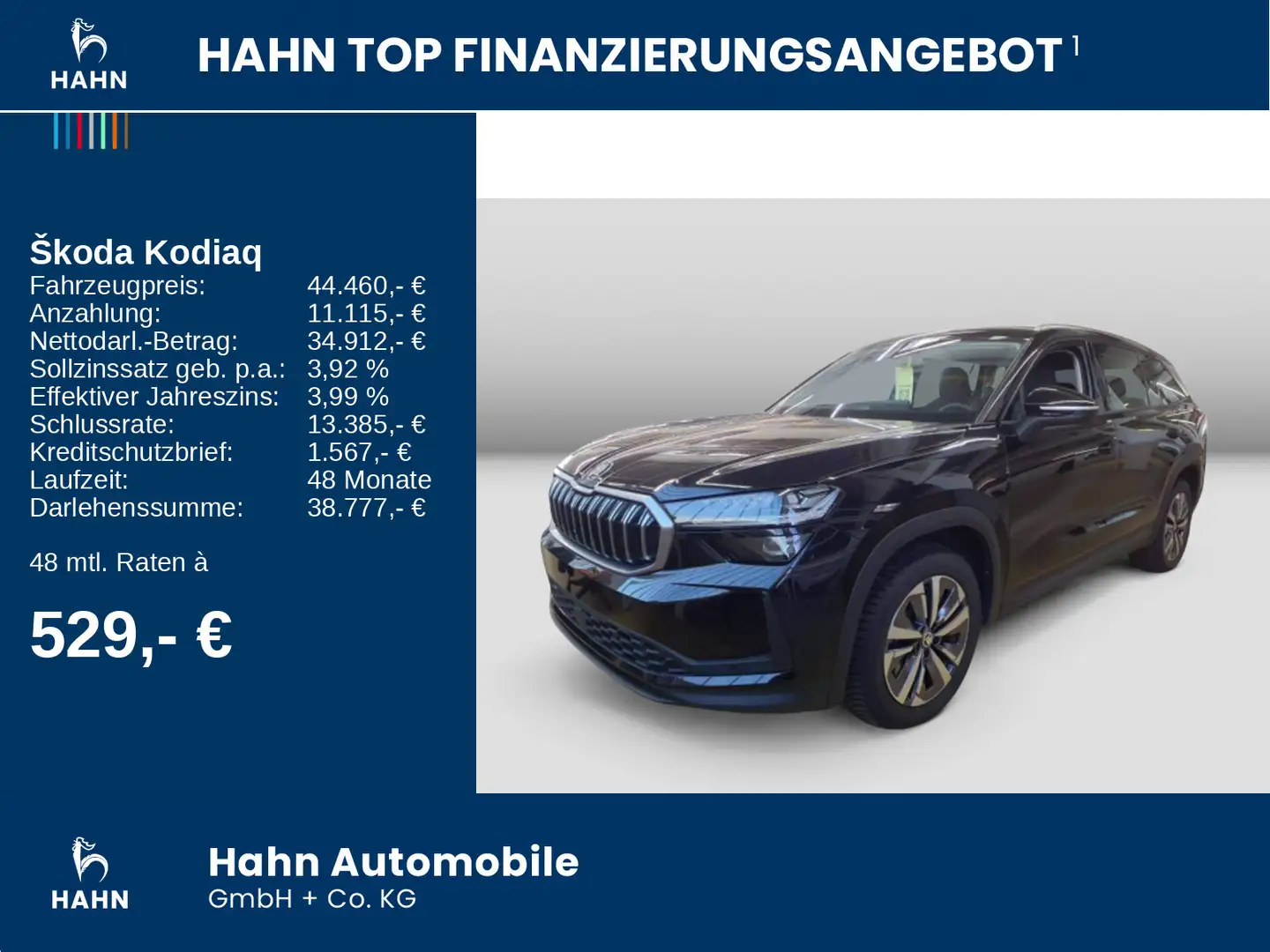 Skoda Kodiaq 2.0TDI DSG 4x4 Selection Matrix AHK Area Schwarz - 2
