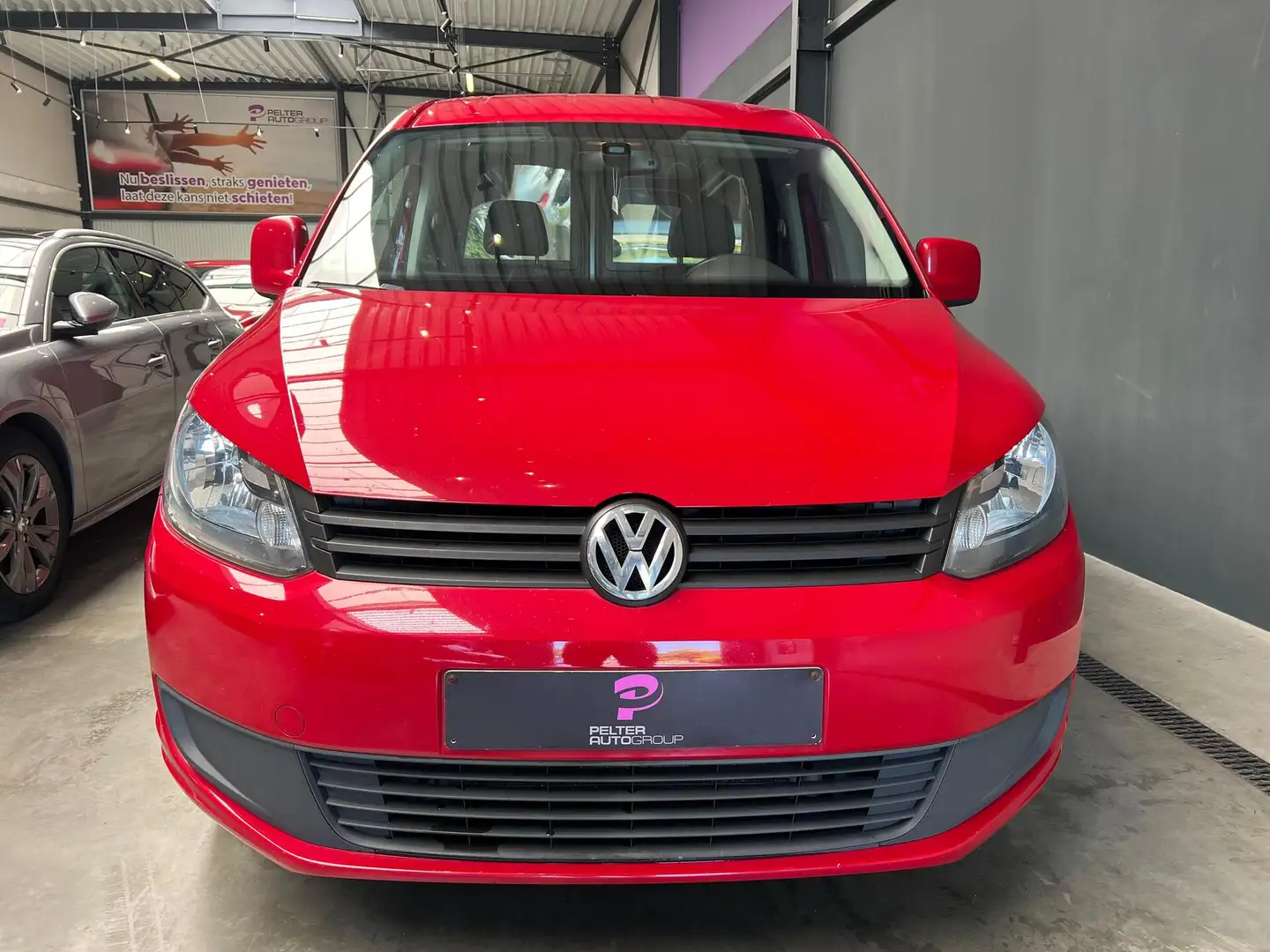 Volkswagen Caddy 1.6i Lichte Vr. LPG Airco Cruise Control Rouge - 2